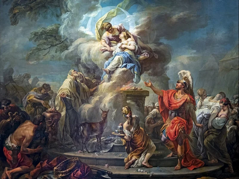 1726-Gabriel-François Doyen - Il sacrificio di Ifigenia 1749 - Collection Motais de Narbonne